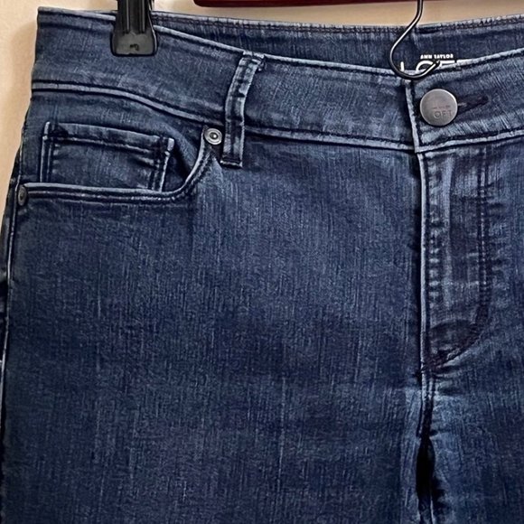 Loft 5 Pocket Dark Stonewash Denim Jean - 28/6P Curvy - Picture 6 of 9